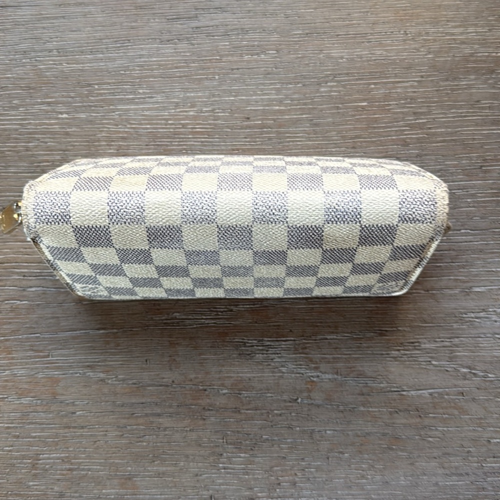 Authentic - Louis Vuitton Damier Azur Leather Large Zippy Wallet EUC - Picture 12 of 15